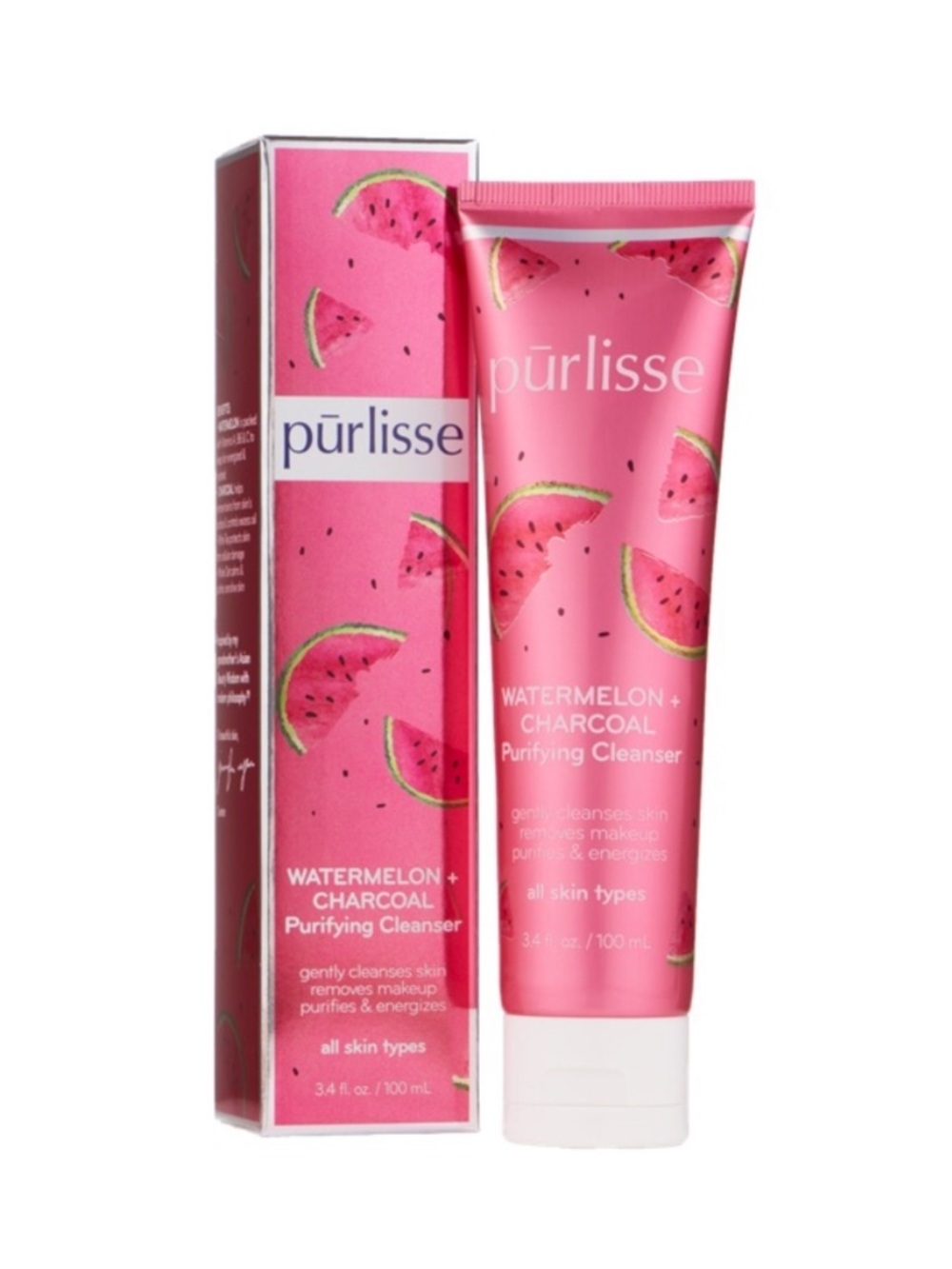 Purlisse Watermelon and Charcoal Purifying Cleanser